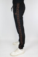 Fred Perry Trackpants Seasonal Taped Black Whiskey Brown