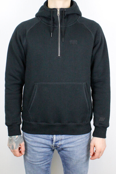 True Rebel Ninja Half Zip Hoodie Black 2XL