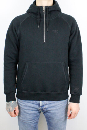 True Rebel Ninja Half Zip Hoodie Black 2XL