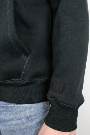True Rebel Ninja Half Zip Hoodie Black 2XL
