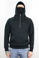 True Rebel Ninja Half Zip Hoodie Black 2XL