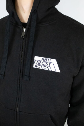 True Rebel Zip Hoodie AFA 2.0 Pocket Print Black 3XL