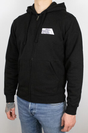True Rebel Zip Hoodie AFA 2.0 Pocket Print Black 4XL