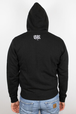 True Rebel Zip Hoodie AFA 2.0 Pocket Print Black 4XL