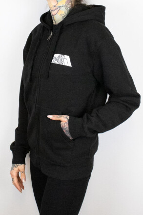 True Rebel Zip Hoodie AFA 2.0 Pocket Print Black 4XL