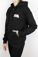 True Rebel Zip Hoodie AFA 2.0 Pocket Print Black 4XL