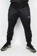 Less Talk Athletics Piped Trackpants Black