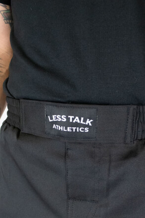 Less Talk MMA Shorts All Black