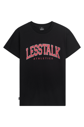 Less Talk College T-Shirt Black
