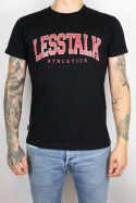 Less Talk College T-Shirt Black