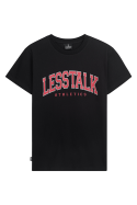 Less Talk College T-Shirt Black