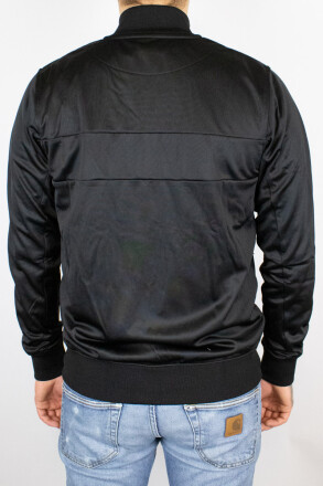 Less Talk Athletics Piped Trackjacket Black