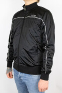 Less Talk Athletics Piped Trackjacket Black Petrol