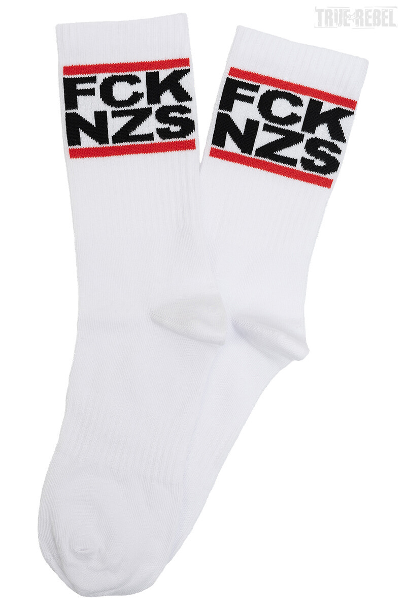 True Rebel Socks FCK NZS Classic White