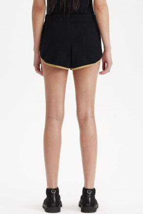 Fred Perry Amy Winehouse Knitted Shorts Black