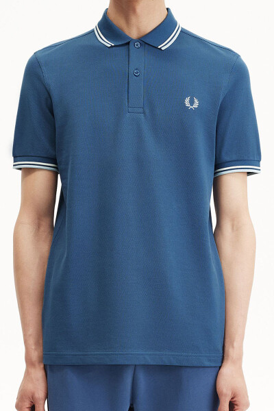 Fred Perry Polo Shirt Twin Tipped Midnight Blue