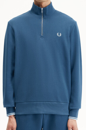 Fred Perry Halfzip Sweater Midnight Blue