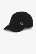 Fred Perry Cap Pique Black Warm Stone