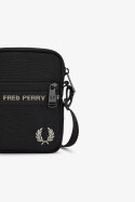 Fred Perry Taped Side Bag Black Warm Grey