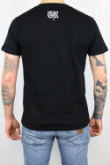 True Rebel T-Shirt FCK NZS Immer & Überall Black