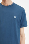 Fred Perry Ringer T-Shirt Midnight Blue