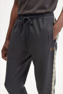 Fred Perry Trackpants Contrast Taped Anchor Grey Black