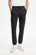 Fred Perry Sweatpants Spellout Graphic Black