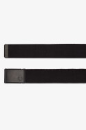 Fred Perry Webbing Belt Graphic Branded Black Warm Grey