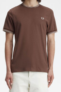 Fred Perry T-Shirt Twin Tipped Brick Warm Grey