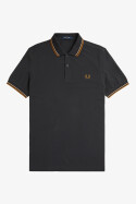 Fred Perry Polo Shirt Twin Tipped Anchor Grey
