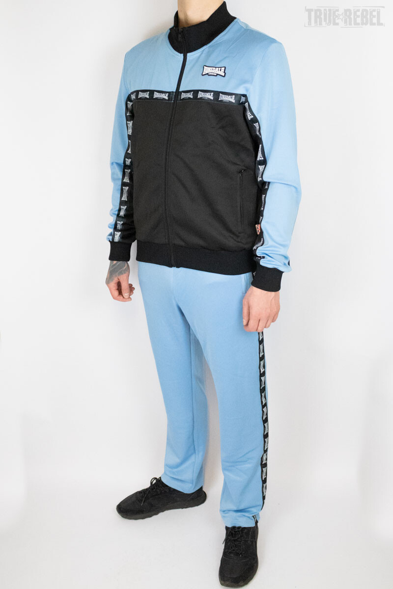 Lonsdale Woodwick Tracksuit Black Blue