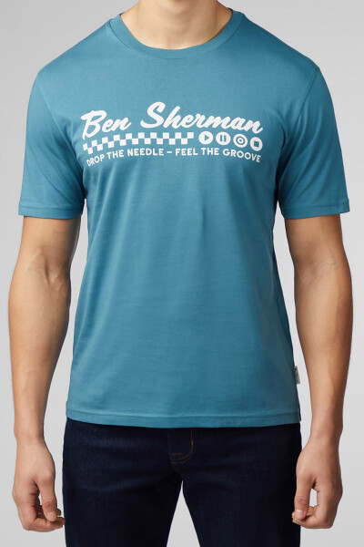 Ben Sherman T-Shirt Feel The Grove Teal