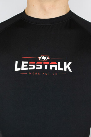 Less Talk Rashguard Longsleeve Black