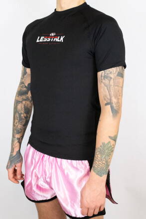 Less Talk Rashguard Shortsleeve Black