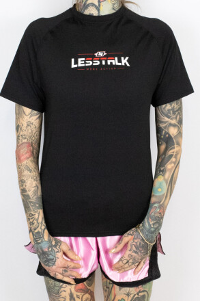 Less Talk Rashguard Shortsleeve Black