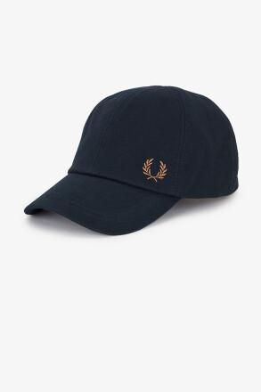 Fred Perry Cap Pique Navy Shaded Stone