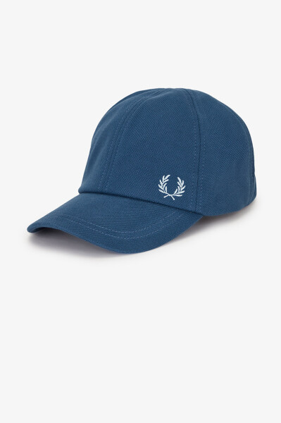 Fred Perry Classic Pique Cap Midnight Blue Ice Blue