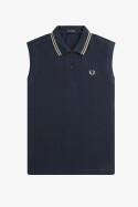 Fred Perry Ladies Sleeveless Shirt Navy