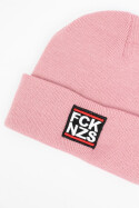 True Rebel Beanie FCK NZS Dusty Pink