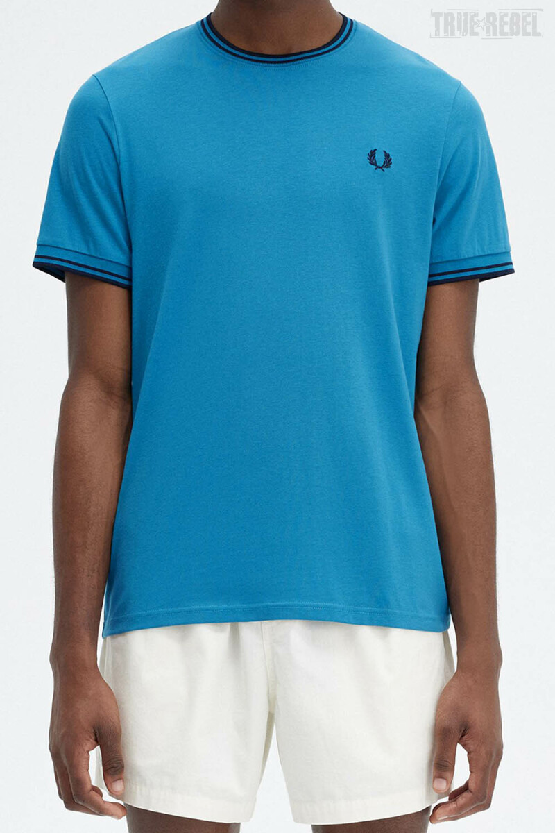 Fred Perry T-Shirt Twin Tipped Ocean Navy