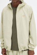 Fred Perry Jacket Hooded Shell Light Oyster