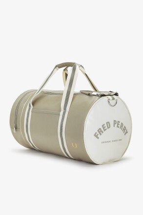 Fred Perry Bag Barrel Classic Warm Grey Ecru