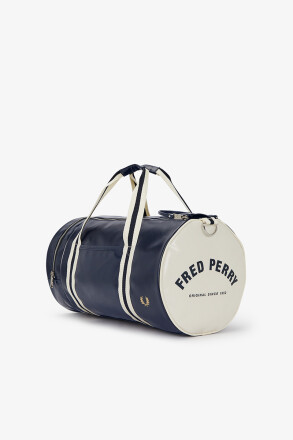 Fred Perry Bag Barrel Classic Carbon Blue Ecru