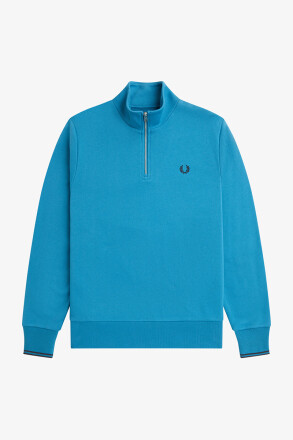 Fred Perry Halfzip Sweater Ocean Navy