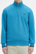 Fred Perry Halfzip Sweater Ocean Navy