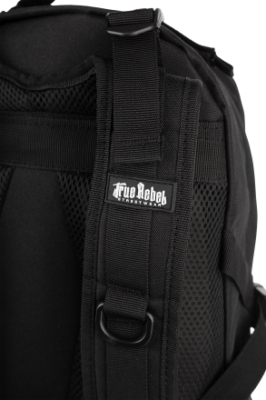 True Rebel 3 Patches Backpack Black