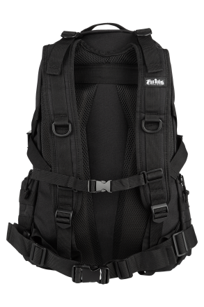 True Rebel 3 Patches Backpack Black