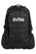 True Rebel 3 Patches Backpack Black