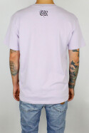 True Rebel Oversized T-Shirt FCK NZS Outline Lilac