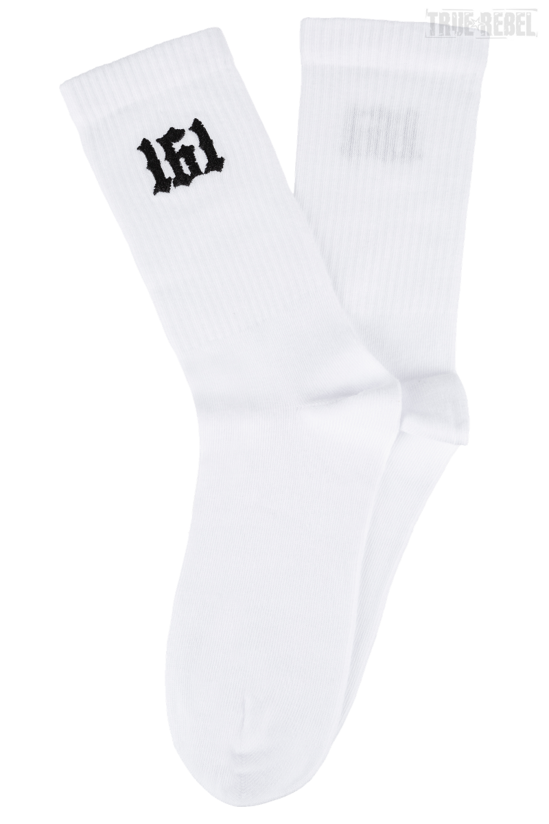 True Rebel Embroidered Socks 161 Classic White